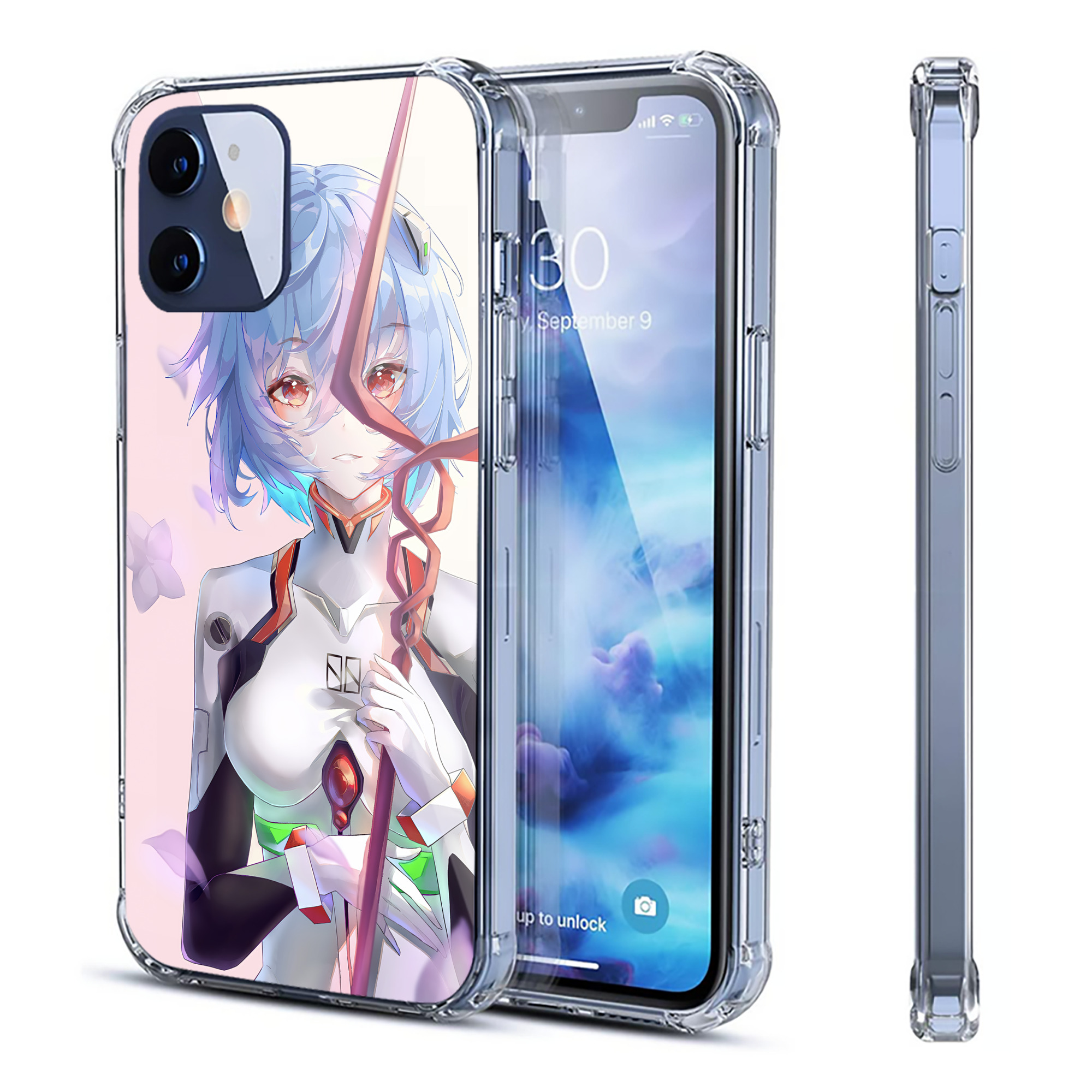 （画像用） EVA 新世紀エヴァンゲリオン 【iPhone 12シリーズ対応】透明スマホケース（クリアソフトケース）